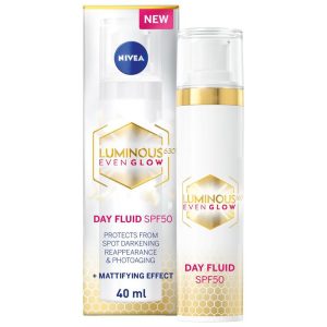 Nivea Luminous630 Even Glow Spot Protection Day Fluid Cream SPF50 40ml