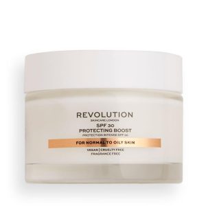 Revolution Skincare Protecting Boost SPF30 Moisture Cream For Normal-Oily Skin 50ml