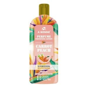 A Bonne Perfume Whitening Lotion  Carrot & Peach  300ml