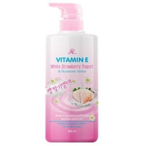 AR Vitamin E White Strawberry Yogurt & Hyaluronic Serum 600ml