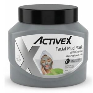 ActiveX Deep Cleansing Face Mask for Oil Control & Skin Purification  Charcoal Facial Mud Mask 500ml