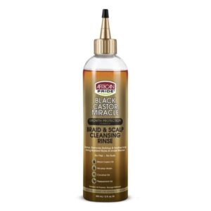 African Pride Olive Miracle Black Castor Miracle Braid & Scalp Cleansing Rinse 335ml