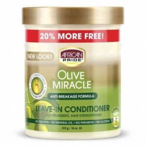 African Pride Olive Miracle Hair & Scalp Strengthening Leave-In Conditioner 510gm