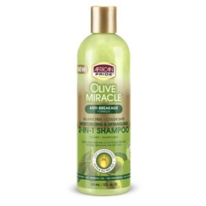 African Pride Olive Miracle Moisturizing & Detangling 2-IN-1 Shampoo 355ml