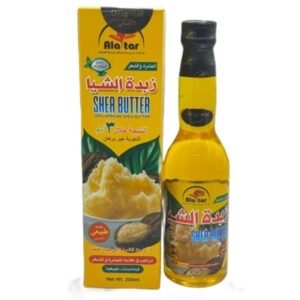 Alattar 100% Organic African Shea Butter Oil For Hair and Skin 200ml