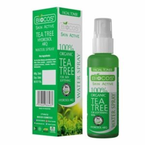 Biocos Ubtan Tea Tree Facial Mist Hydrating Spray for Acne & Redness Relief