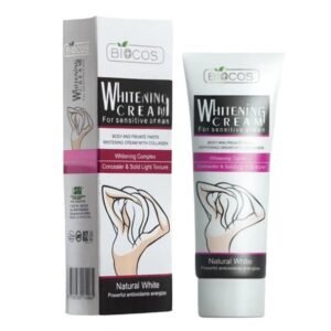 Biocos Whitening Cream for Sensitive Areas Brightening & Hydrating Formula with Collagen