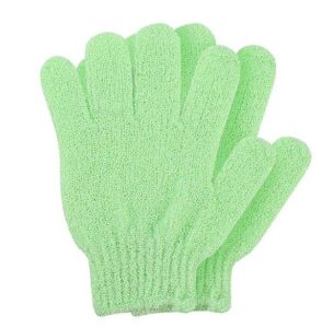 Body Scrub Gloves Exfoliating Bath Gloves Green