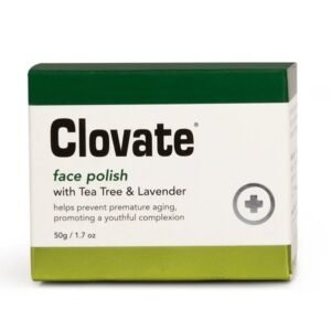 Clovate Face Polish With Tea Tree & Lavender 50gm
