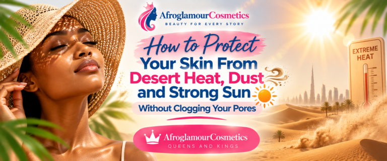 How to Protect Your Skin From Desert Heat, Dust and Strong Sun Without Clogging Your Pores