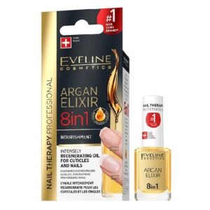 Eveline Argan Elixir Intensely Regenerating Oil for Cuticles and Nails 12ml