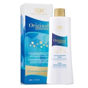 Fair & White Original Glutathione Extra Brightening Lotion for A Radiant Skin 500ml