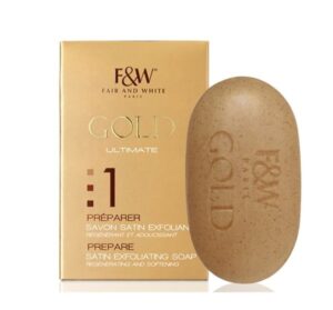 Fair and White Gold Satin Exfoliating Regenerating & Softening Soap 200g