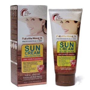 Fruit of the Wokali Cream Sunscreen SPF 70, UVA Protection, Antioxidant Vitamins A, C, E, 130ml