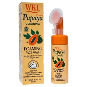 Fruit of the Wokalí Foaming Facial Cleanser, Deeply Cleanses Skin, Soft Built-in Brush Removes Excess Oil, Moisturizes Skin. 150ml
