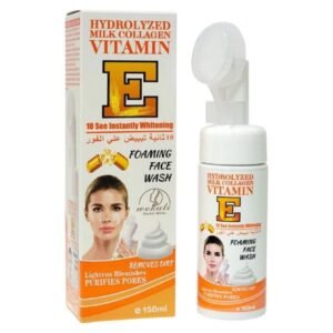 Fruit of the Wokali hydrolyzed Milk, Collagen, Vitamin E Foaming Facial Cleanser With Vitamin E, Aloe And Milk 150ml