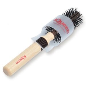 IQueen Classic Wood Solid Round Hair Brush 46x238mm