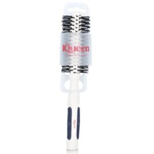 IQueen Styling Tek Solid Wood Round Hair Brush 64x245mm