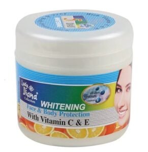 Lady Diana Face & Body Whitening Cream with Vitamin C & E 300ml