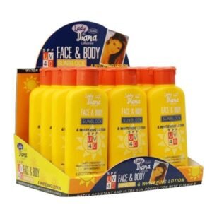 Lady Diana Face & Body Whitening Sunblock Lotion SPF UV 40 200ml 12 Pieces