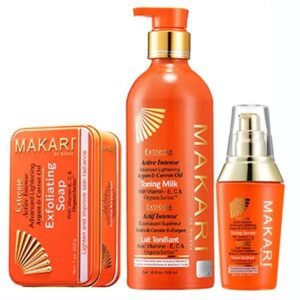 Makari Extreme Argan & Carrot ( Body Lotion, Serum & Soap ) 3-pc Set