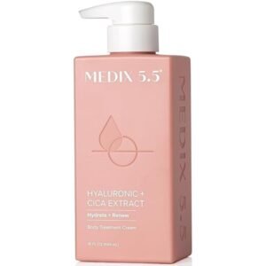 Medix 5.5, Body Treatment Cream, Hyaluronic + Cica Extract 444ml