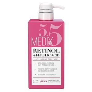 Medix 5.5, Body Treatment Cream, Retinol + Ferulic Acid 444ml