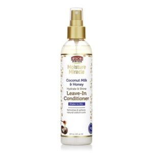 Africa Pride Miracle Coconut Milk And Honey Hydrate & Shine Leave In Conditioner 237ml
