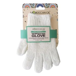 Moroccan Oil Exfoliating Eco Friendly Bath Gloves 1 Pair