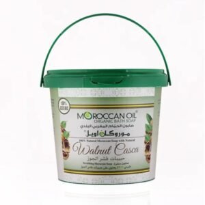 Moroccan Oil Organic Bath Soap Bucket Walnut Casca 850ml