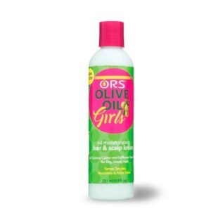 ORS Olive Oil Girls Oil Moisturizing Hair and Scalp Lotion With Coconut, Castor And Safflower Seed 251ml