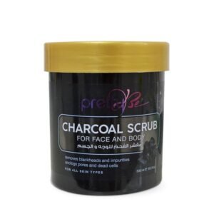 PrettyBe Facial Scrub Charcoal 500ml