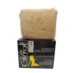 Pure carrot flawless Toning Anti Blemish Bar Soap1 90gm