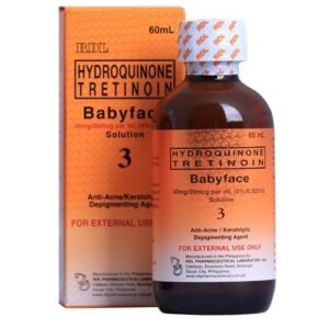 RDL Babyface Hydroquinone Tretinoin Solution, No3 60ml