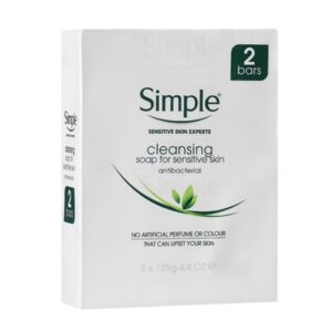 Simple Antibacterial Soap For Sensitive Skin 125gm