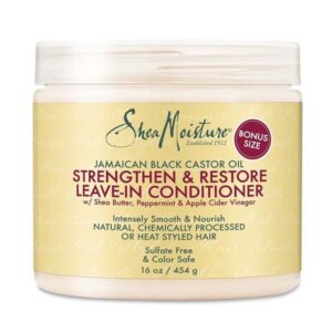 Shea Moisture Jamaican Black Castor Oil Strengthen & Restore Leave-In Conditioner 454gm