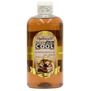 Silky Cool Chocolate Depilatory Oil Post-Waxing Oil for Residue Removal, Skin Soothing & Nourishment 500ml