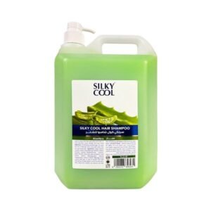 Silky Cool Professional Hair Shampoo Nourishing Bulk Shampoo with Aleo Vera 5 Liter