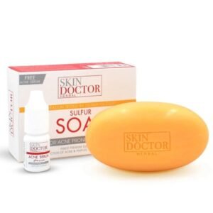 Skin Doctor Herbal Acne Sulfur Soap with Free Acne Serum