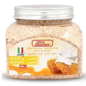 Skin Doctor Milk & Honey Whitening Scrub For Face & Body 500gm