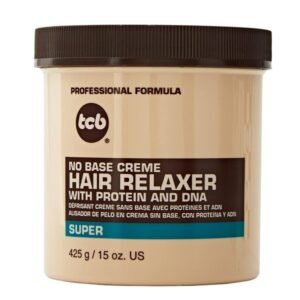 TCB No Base Creme Hair Relaxer with Protein and DNA Super 425gm