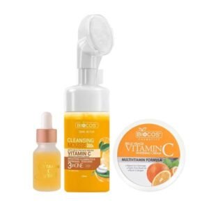 Vitamin C Bundle Belle Visage Vitamin C Cream, Multi Serum Vitamin C & Vitamin C Face Wash Mousse